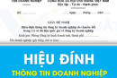 Tư vấn hiệu đính thông tin doanh nghiệp tại Hà Tiên